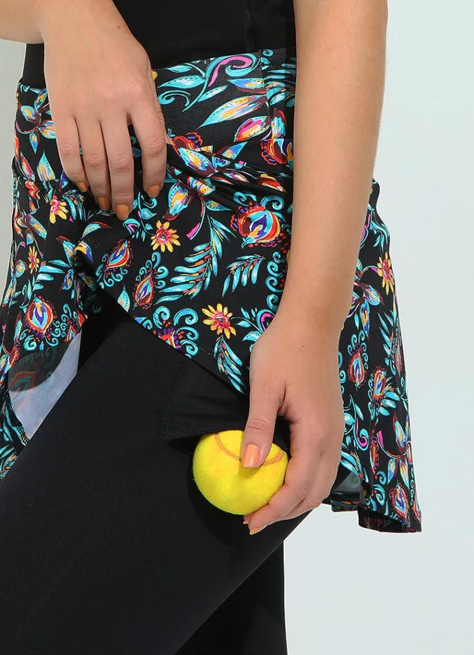Women Love Skirted Capri Elysian Dona Jo Skirted Leggings and Capris