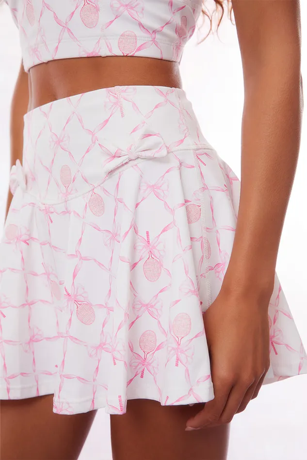 Women LoveShackFancy Active Corene Sporty Active Skort Sweetheart Pink