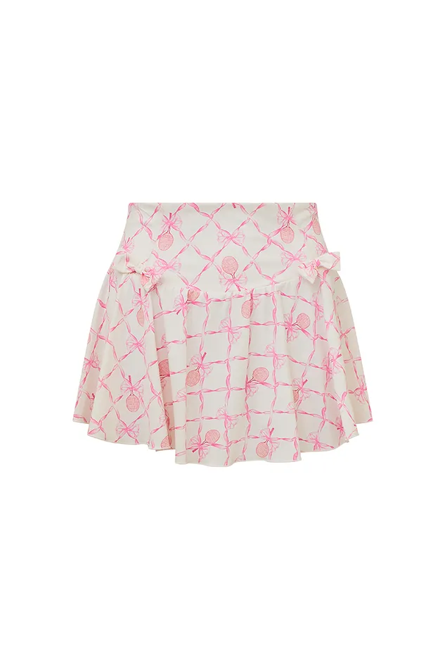 Women LoveShackFancy Active Corene Sporty Active Skort Sweetheart Pink