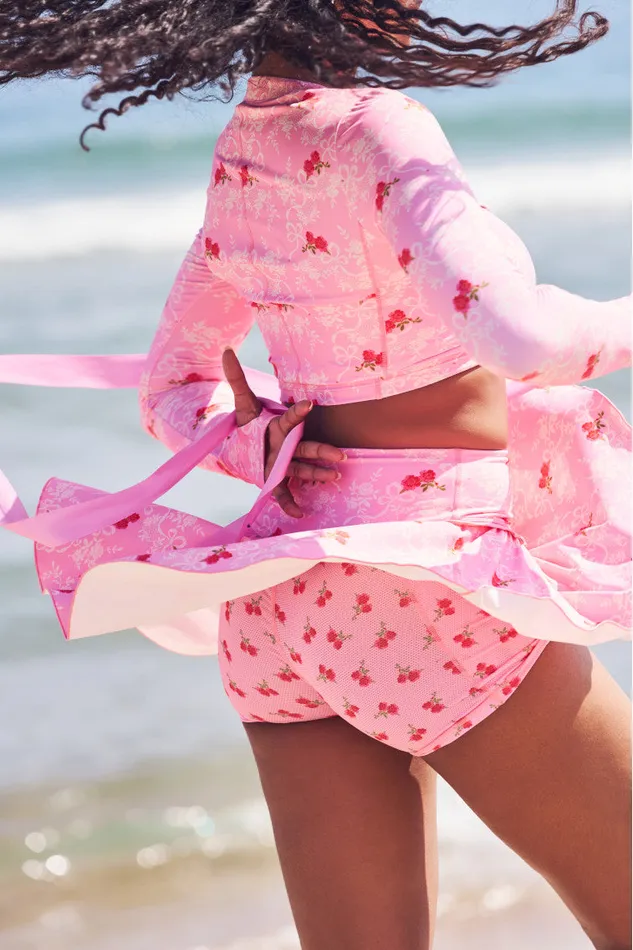 Women LoveShackFancy Active Vanina Active Skort Rosy Romance