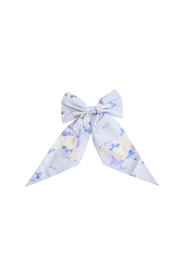 Women LoveShackFancy Hair Accessories Patchouli Fragrance Print Bow Clip Whisper Blue Women LoveShackFancy Hair Accessories Patchouli Fragrance Print Bow Clip Whisper Blue