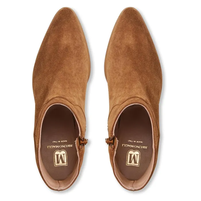 Women M BY BRUNO MAGLI Bruno Magli Fabiana Boot Cognac Suede