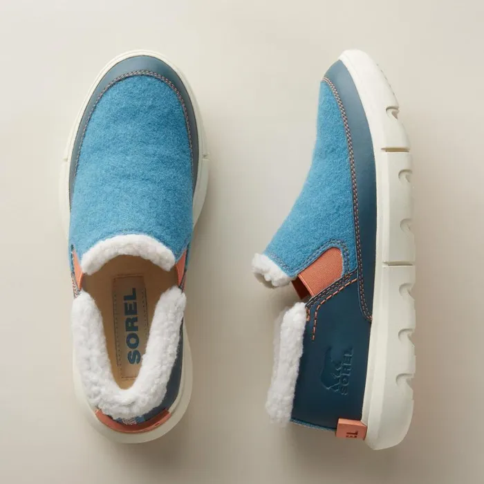 Women Mackenzie II Snow SlipOns Canyon Blue Sundance Catalog Boots