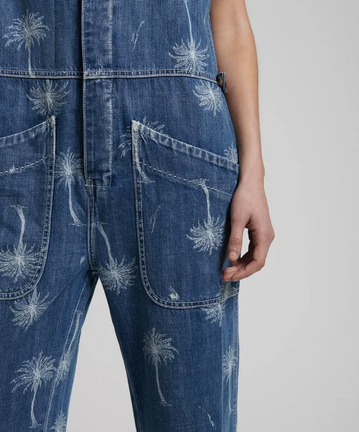 Women MALIBU CAMP OVERALLS One Teaspoon Denim Jumpsuits Women MALIBU CAMP OVERALLS One Teaspoon Denim Jumpsuits