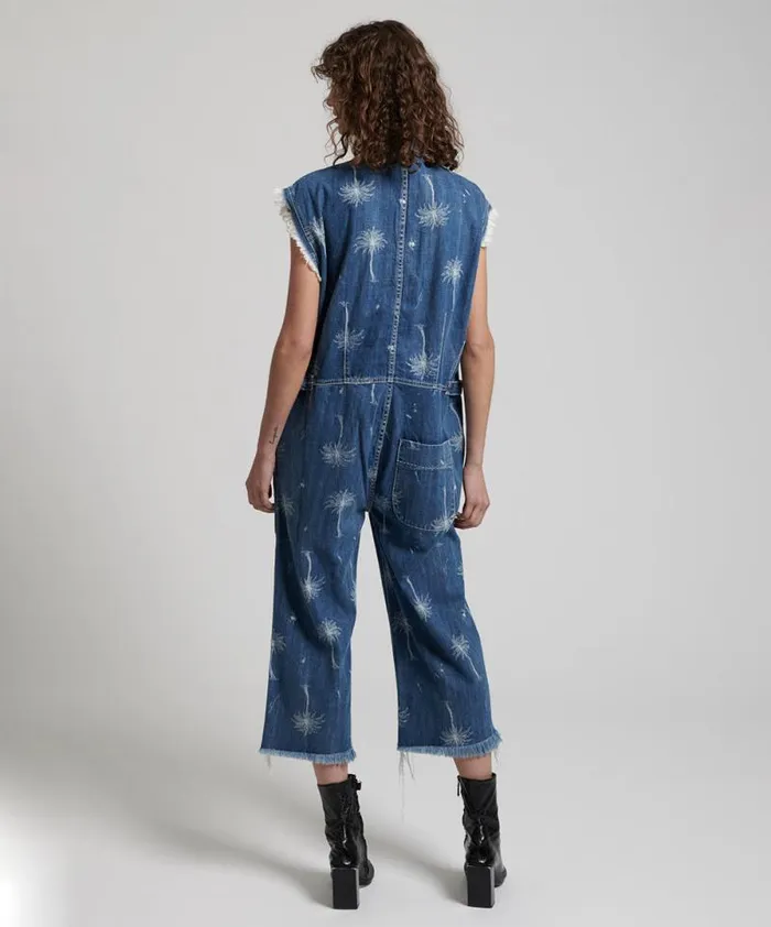 Women MALIBU CAMP OVERALLS One Teaspoon Denim Jumpsuits Women MALIBU CAMP OVERALLS One Teaspoon Denim Jumpsuits