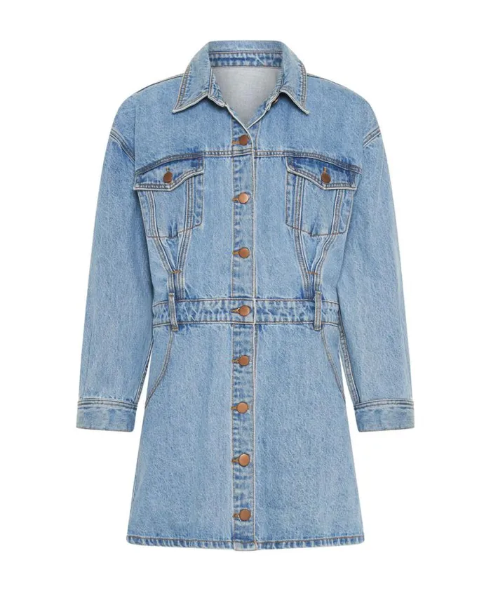 Women MALIBU OCEAN DRESS One Teaspoon Denim Dresses Women MALIBU OCEAN DRESS One Teaspoon Denim Dresses
