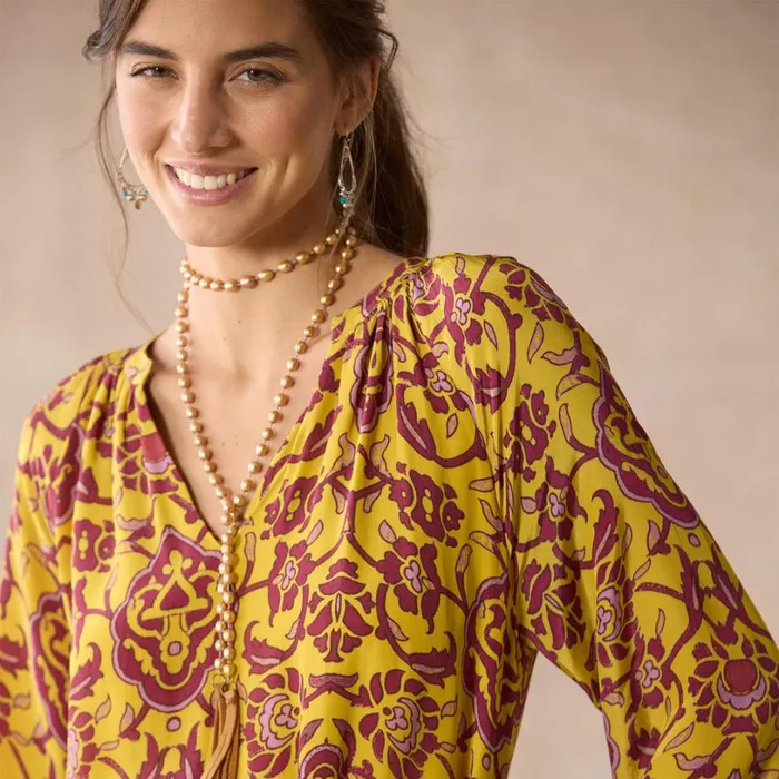 Women Maras Dress Gold Flake Sundance Catalog Dresses and Jumpsuits