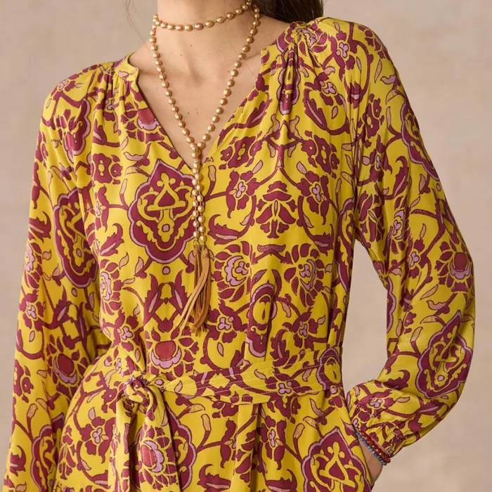 Women Maras Dress Gold Flake Sundance Catalog Dresses and Jumpsuits