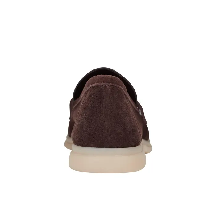 Women Marc Fisher Loafers and Flats Yanelli Casual Loafer Dark Brown Suede