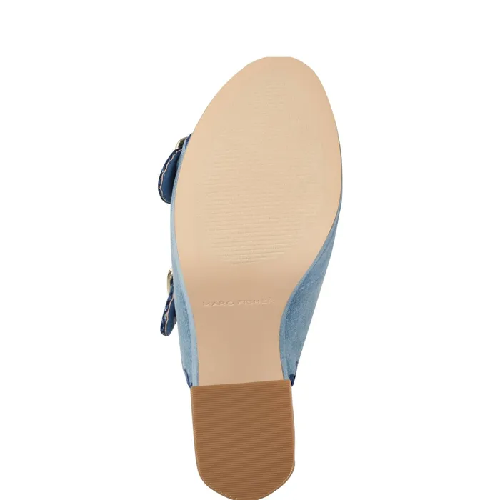 Women Marc Fisher Sandals Dalen Platform Sandal Medium Blue