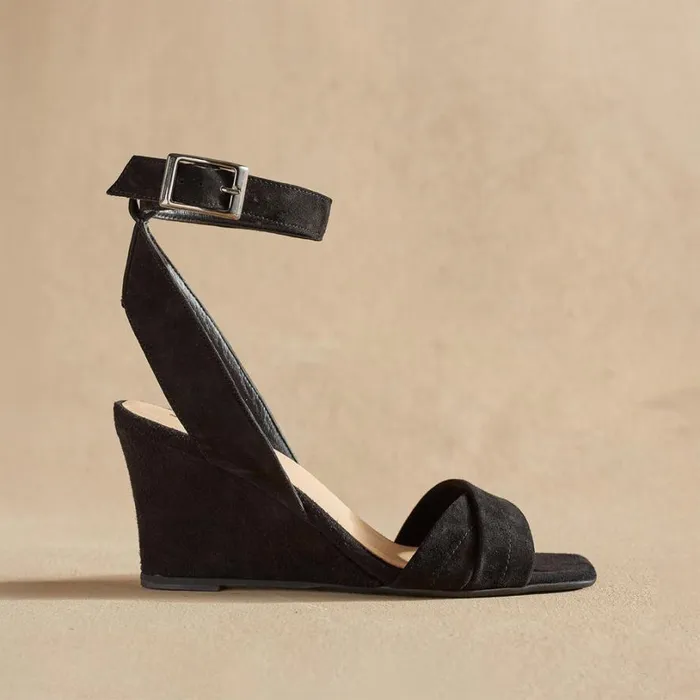 Women Marciela Convertible Suede Sandals Black Sundance Catalog Sandals