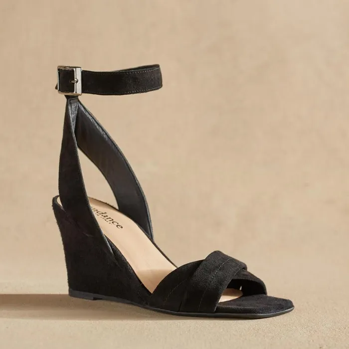 Women Marciela Convertible Suede Sandals Black Sundance Catalog Sandals