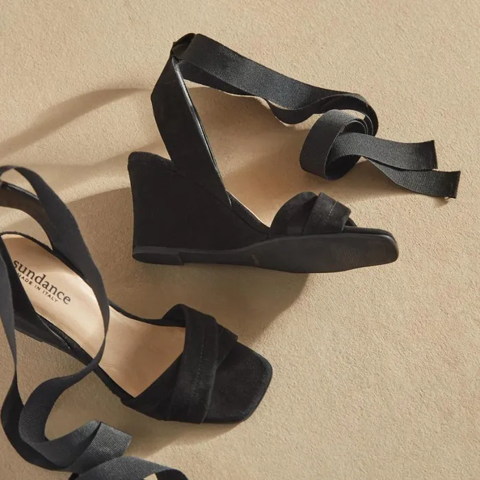 Women Marciela Convertible Suede Sandals Black Sundance Catalog Sandals