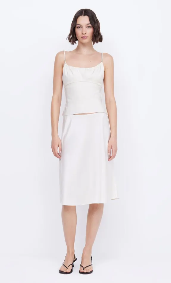 Women MARI LOU GATHERED CAMI 8211 CREAM Bec Bridge Sleeveless