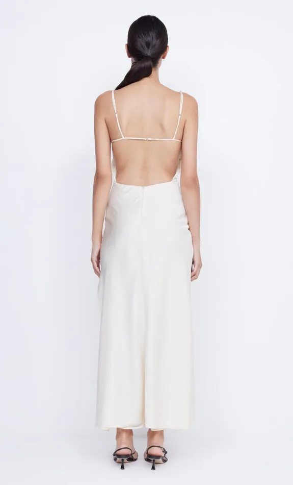 Women MARI LOU GATHERED MAXI DRESS 8211 CREAM Bec Bridge Maxi Dresses
