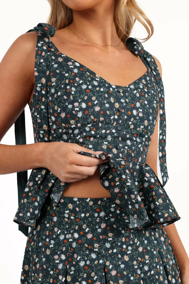 Women Matching Sets Petal and Pup Eden Two Piece Set Hunter Green