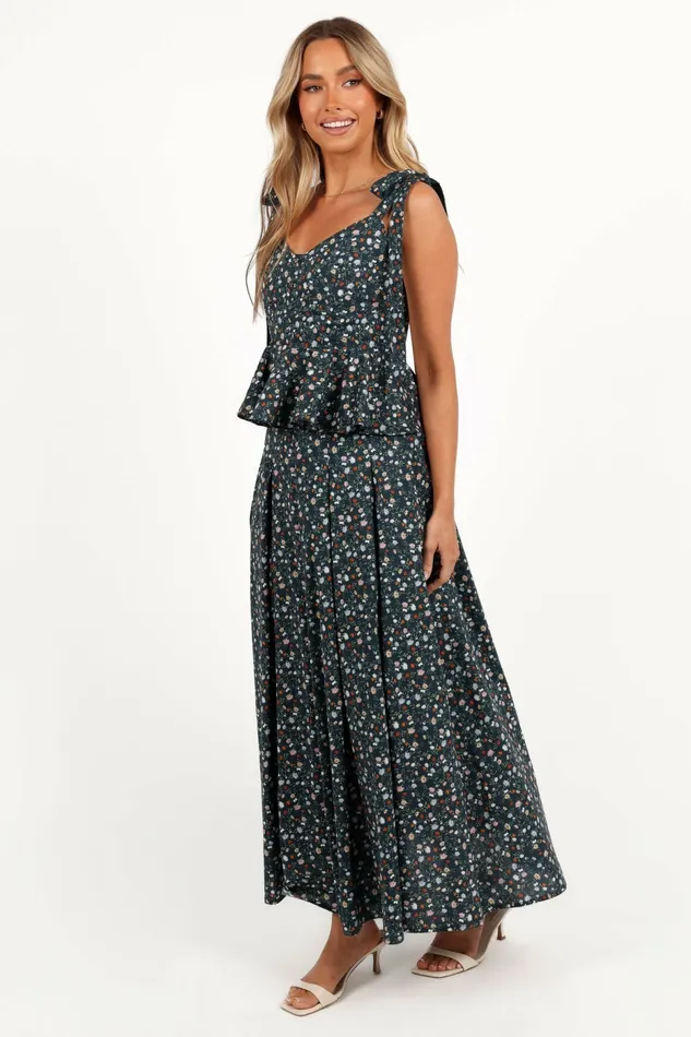 Women Matching Sets Petal and Pup Eden Two Piece Set Hunter Green