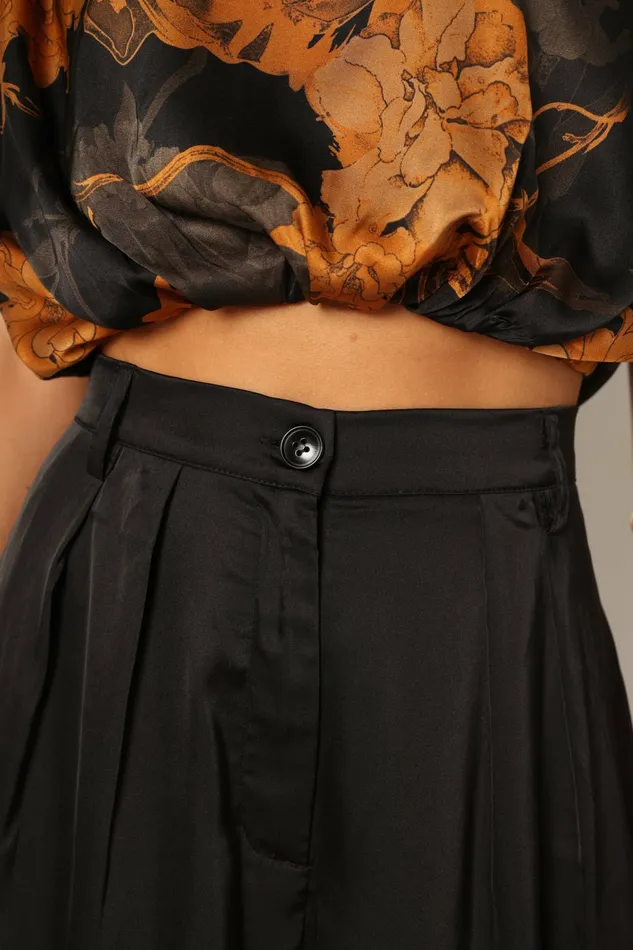 Women Matching Sets Petal and Pup Taya Two Piece Set Black
