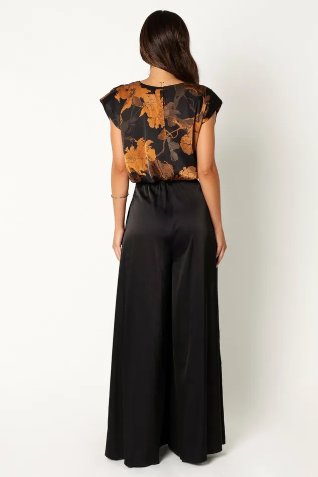 Women Matching Sets Petal and Pup Taya Two Piece Set Black