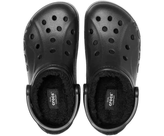 WomenMen Clogs Crocs Baya Lined Clog Black Black
