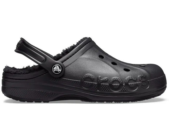 WomenMen Clogs Crocs Baya Lined Clog Black Black