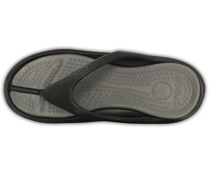 WomenMen FlipFlops Crocs Athens Flip Black Smoke
