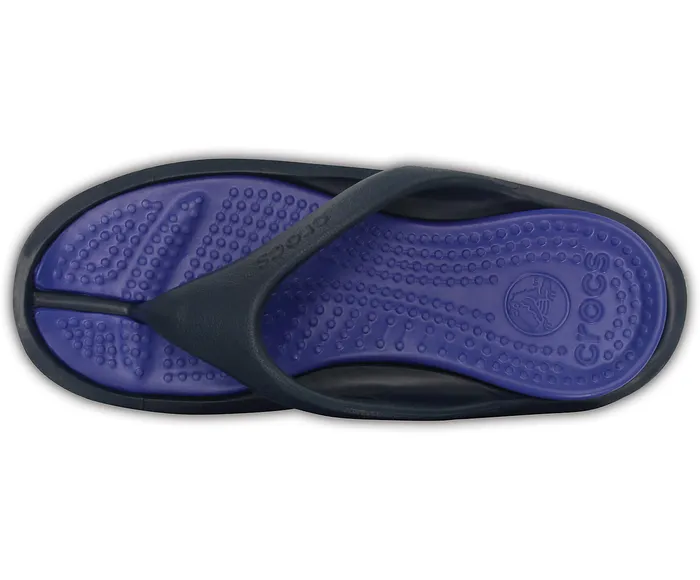 WomenMen Sandals Crocs Athens Flip Navy Cerulean Blue