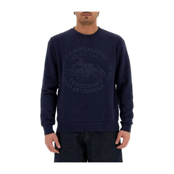 WomenMen Teodorano Sweatshirt Blue Campomaggi Women Apparel