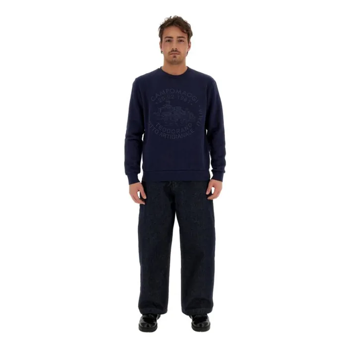 WomenMen Teodorano Sweatshirt Blue Campomaggi Women Apparel