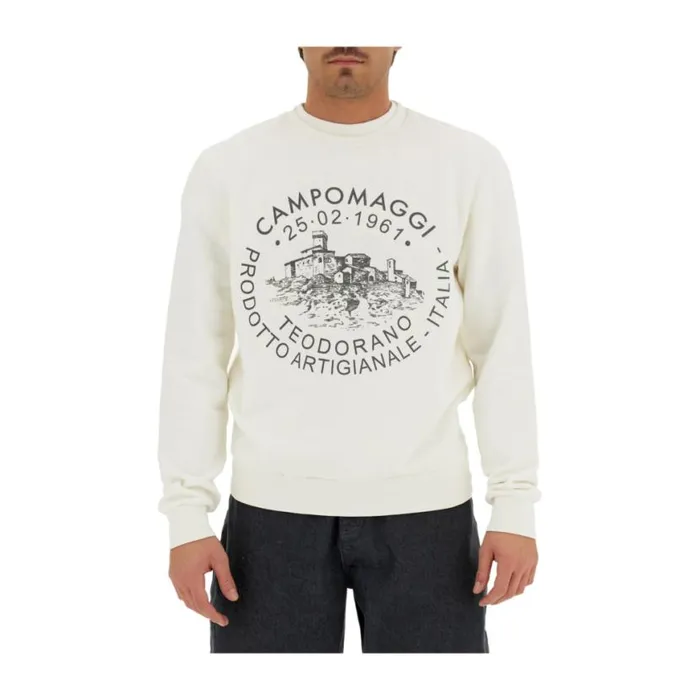 WomenMen Teodorano Sweatshirt White Campomaggi Women Apparel