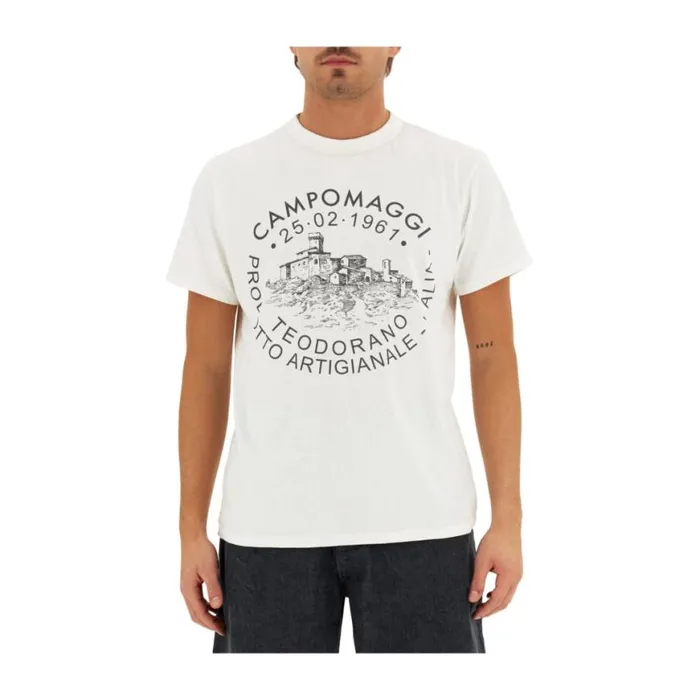 WomenMen Teodorano Tshirt White Campomaggi Women Apparel