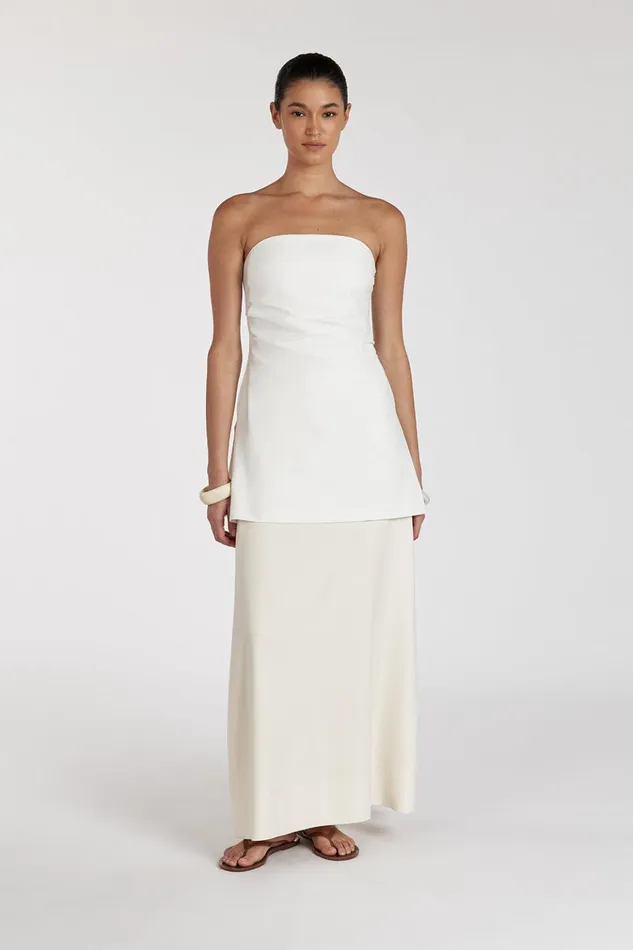 Women Midi DISSH BRAX CREAM MIDI SKIRT