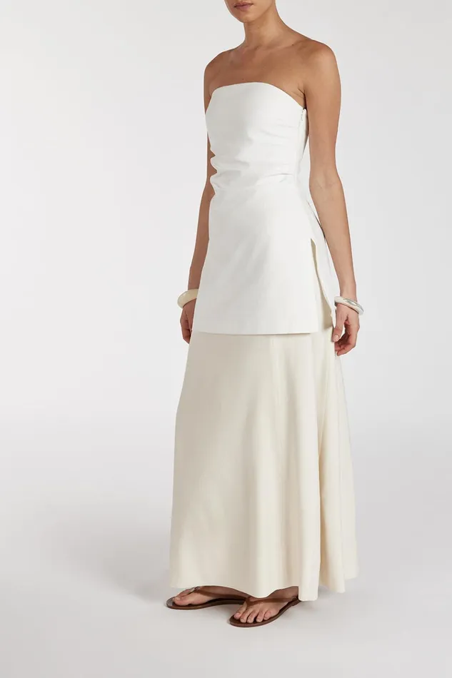 Women Midi DISSH BRAX CREAM MIDI SKIRT