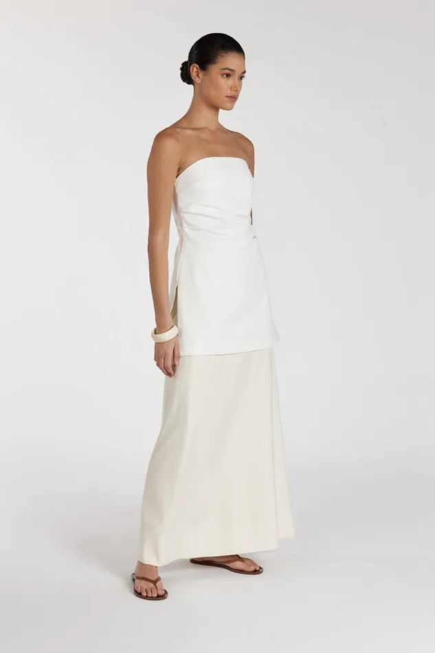 Women Midi DISSH BRAX CREAM MIDI SKIRT