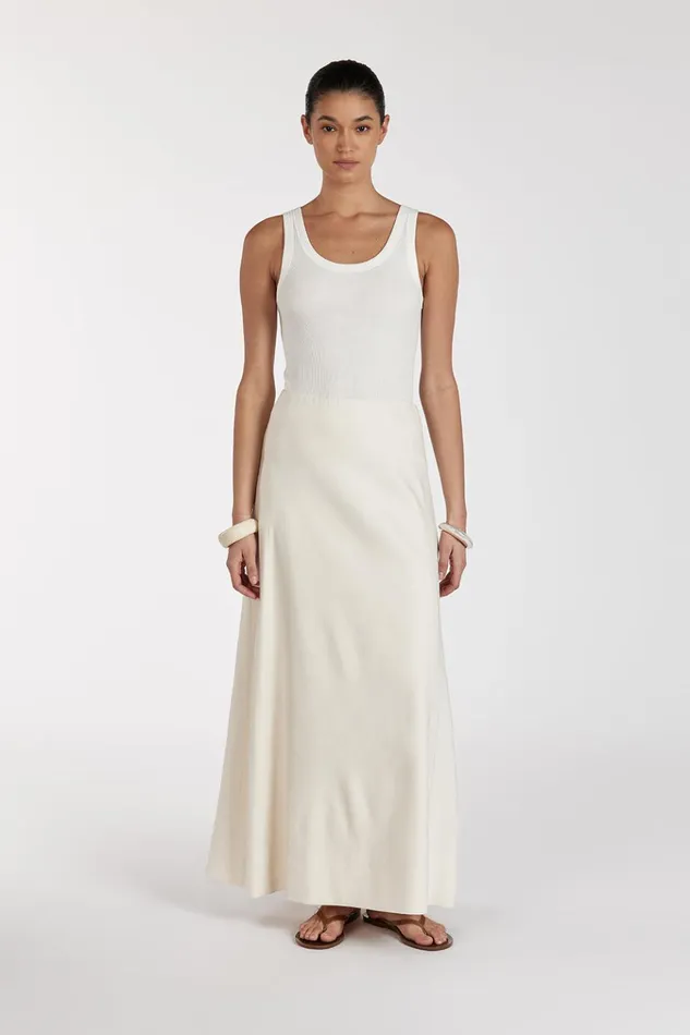 Women Midi DISSH BRAX CREAM MIDI SKIRT