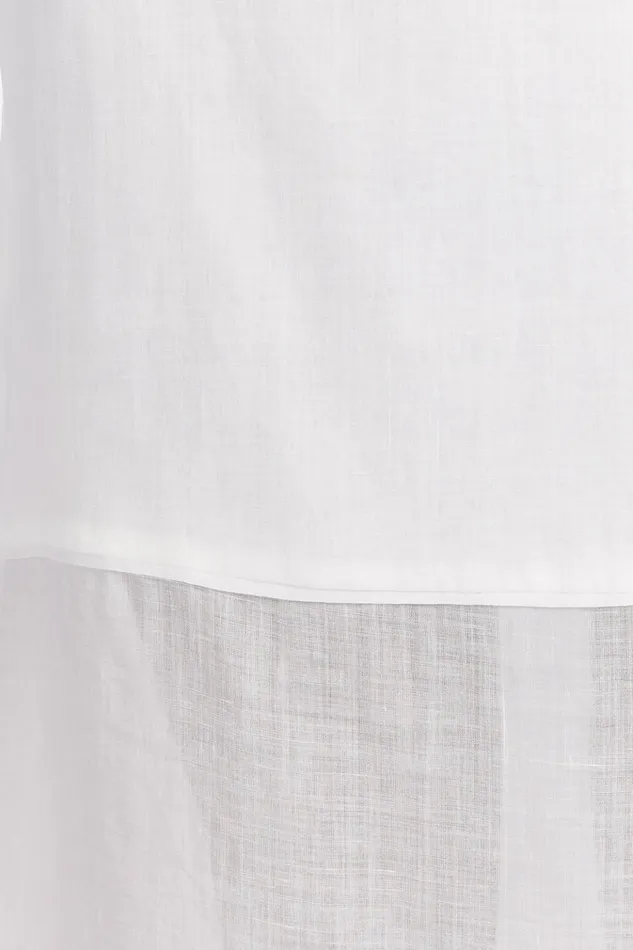 Women Midi DISSH KAI WHITE RAMIE MIDI SKIRT