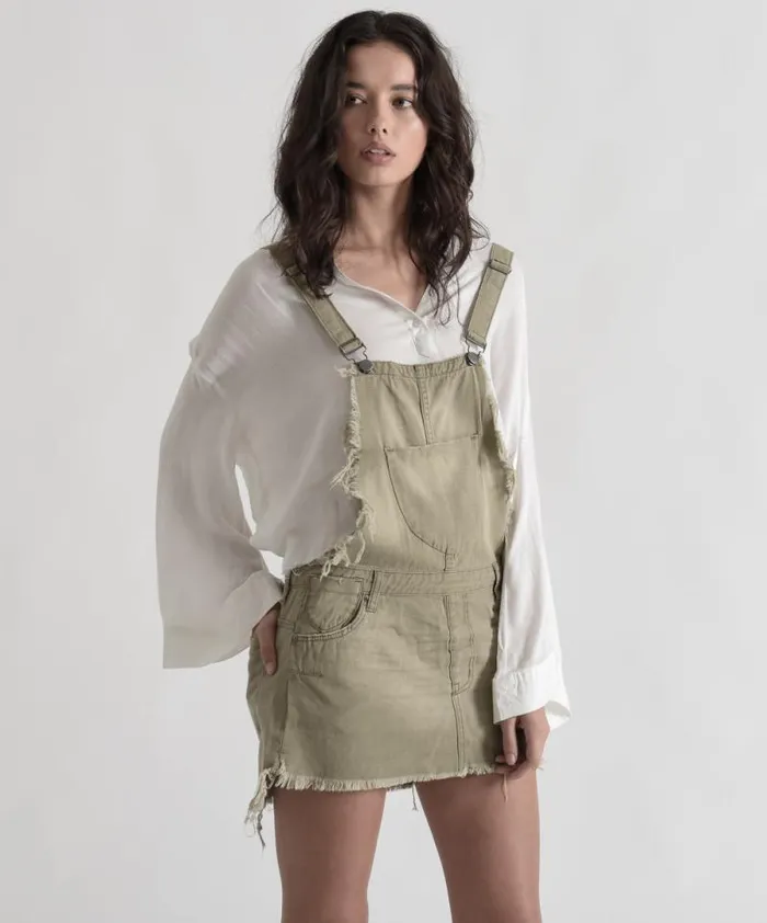 Women MILITAIRE UPSIZED PINI DRESS One Teaspoon Mini Dresses