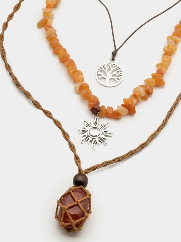 Women Minga London Shop All Bohemian Fairy Gemstone Necklace Set