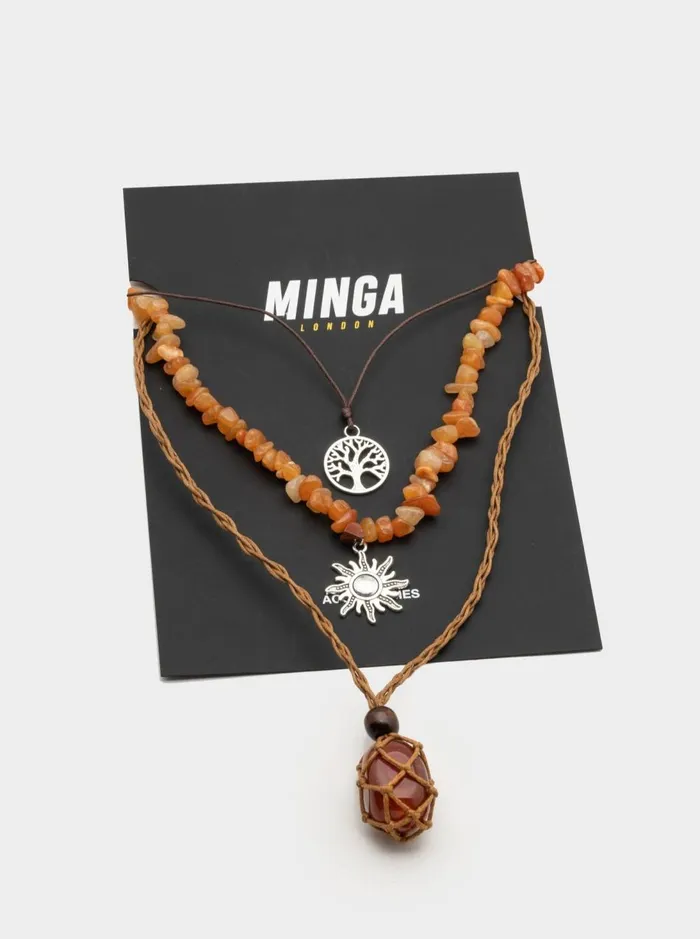 Women Minga London Shop All Bohemian Fairy Gemstone Necklace Set
