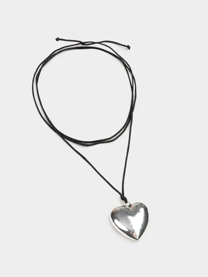 Women Minga London Shop All Chunky Heart Pendant Necklace
