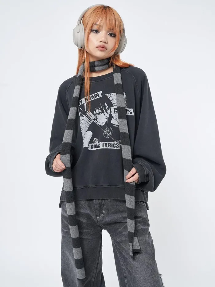 Women Minga London Shop All Vapor Stripes Knitted Scarf Women Minga London Shop All Vapor Stripes Knitted Scarf