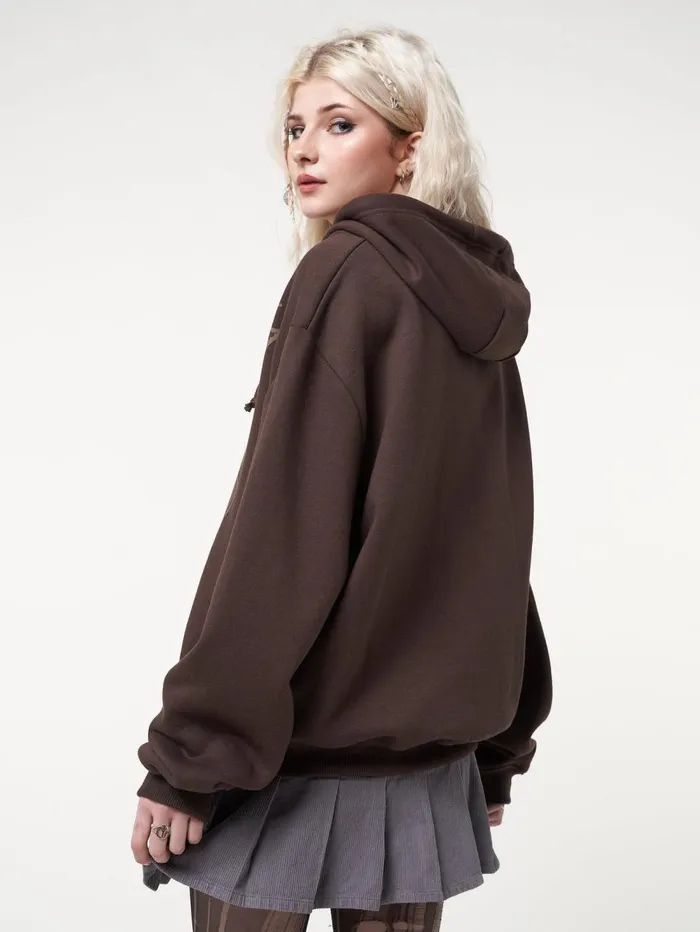Women Minga London Sweaters and Hoodies Fairy Wings Zip Up Hoodie