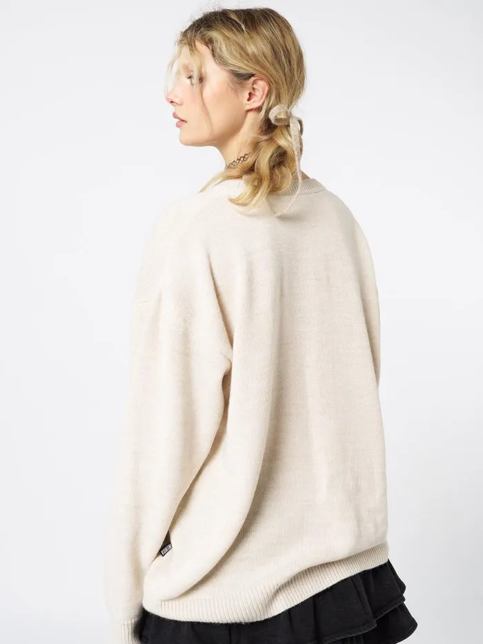 Women Minga London Sweaters and Hoodies Spoiled Sheep Graphic Knitted Sweater