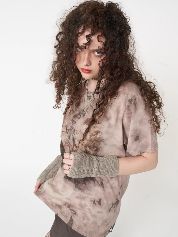 Women Minga London Tops and TShirts Earth Fairy Tie Dye Tshirt