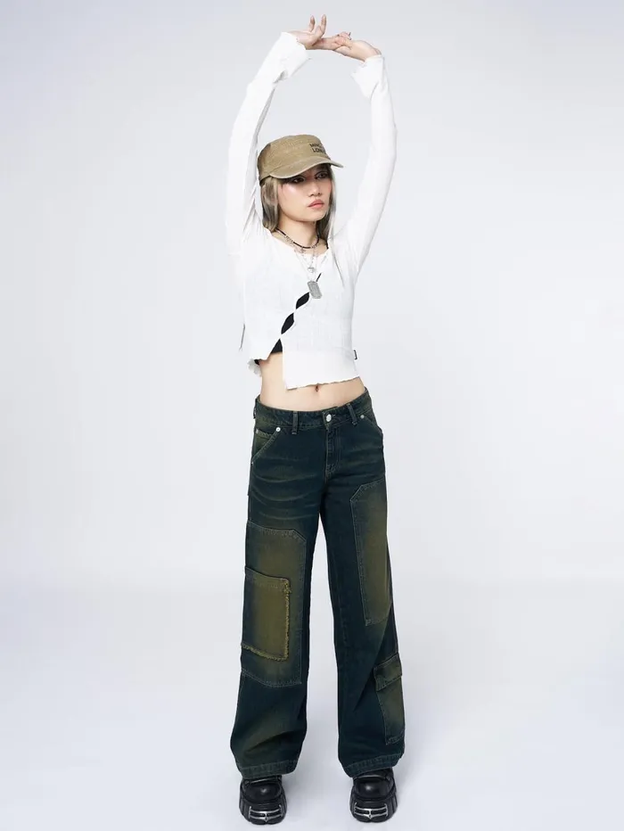 Women Minga London Tops and TShirts Hana White Asymmetrical Cut Out Top