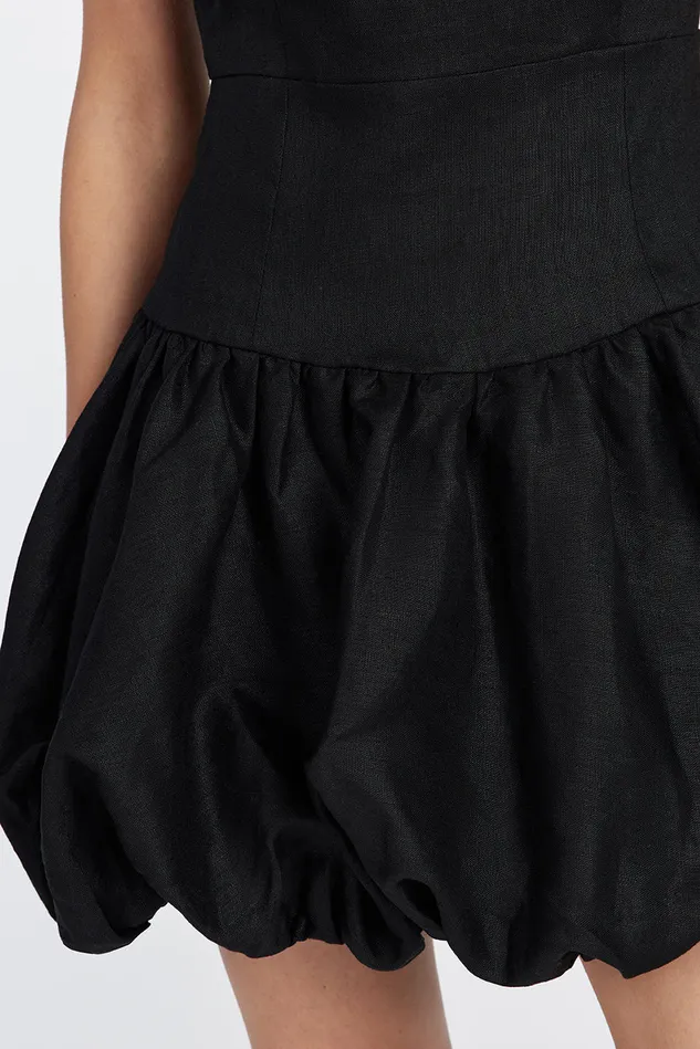 Women Mini Dresses DISSH IRINA BLACK BUBBLE MINI DRESS