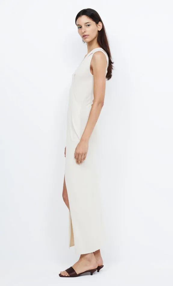 Women MIRA ASYM KNIT MAXI DRESS 8211 IVORY Bec Bridge Maxi Dresses