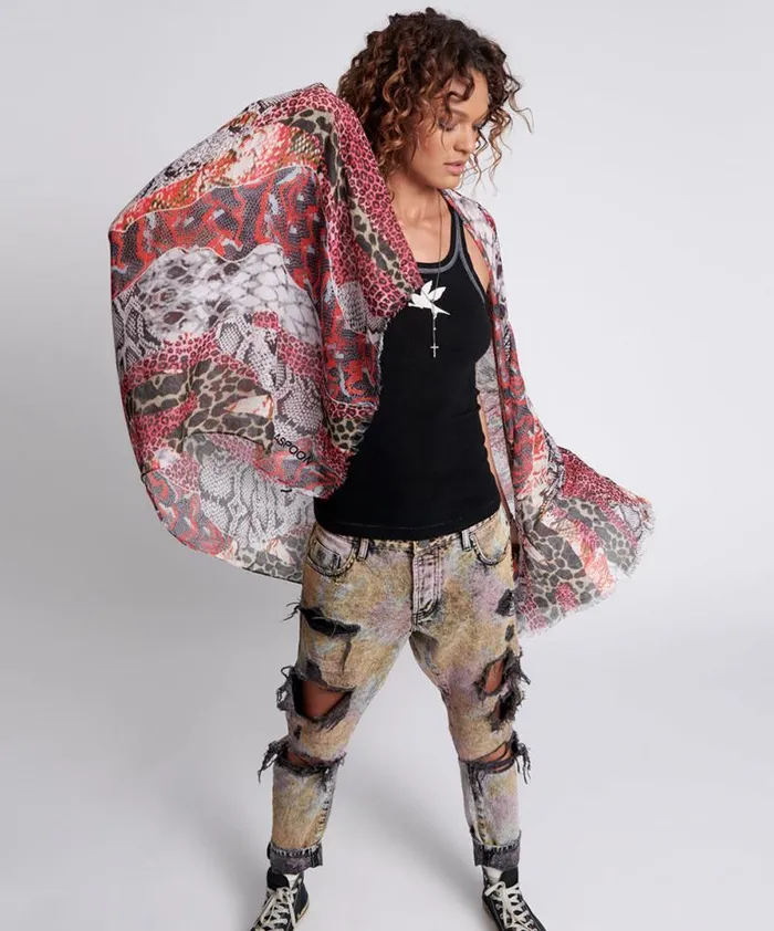 Women MISFIT JUNGLE SCARF One Teaspoon Headwear Women MISFIT JUNGLE SCARF One Teaspoon Headwear