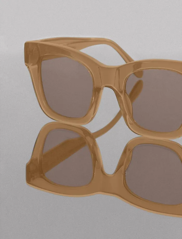 Women Modern Muse Square Sunglasses Nude BCBG Sunglasses Women Modern Muse Square Sunglasses Nude BCBG Sunglasses