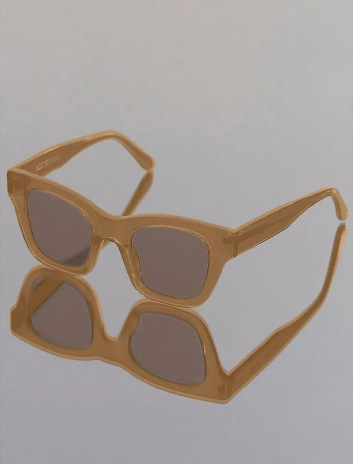 Women Modern Muse Square Sunglasses Nude BCBG Sunglasses Women Modern Muse Square Sunglasses Nude BCBG Sunglasses